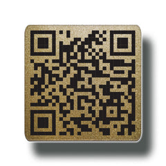 Memorial Urn QR Code Tile — Laser-Etched Acrylic