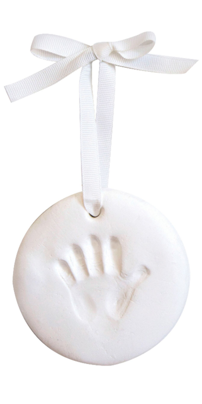 Pearhead Babyprints Keepsake Ornament – Handprint/Footprint Kit