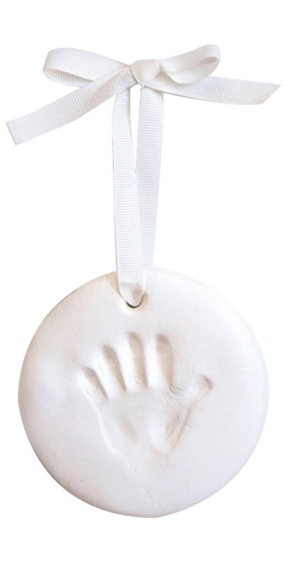 Pearhead Babyprints Keepsake Ornament – Handprint/Footprint Kit
