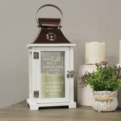 Personalized In Memory Memorial Lantern